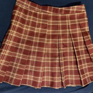 Juniors school girl high rise skirt